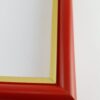059CP (8) Rama Drewniana Czerwona ze Złotym Paskiem – Energia i Elegancja – Seria 059CP