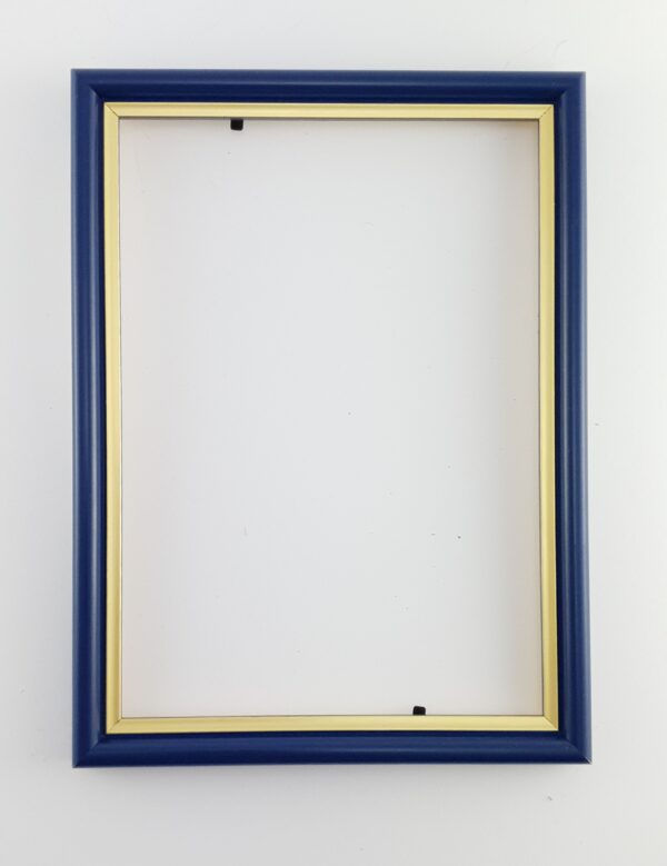 059gp (1) Rama Drewniana Granatowa ze Złotym Paskiem – Prestiż i Styl – Seria 059GP