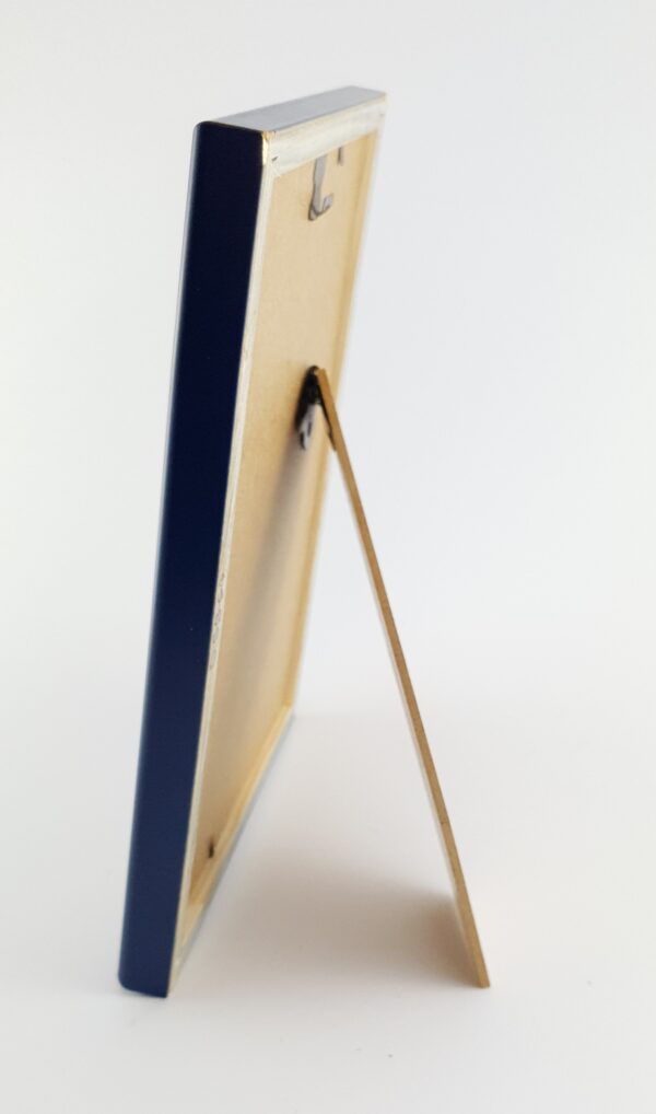 059gp (4) Rama Drewniana Granatowa ze Złotym Paskiem – Prestiż i Styl – Seria 059GP