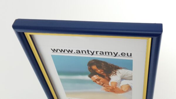 059gp (5) Rama Drewniana Granatowa ze Złotym Paskiem – Prestiż i Styl – Seria 059GP