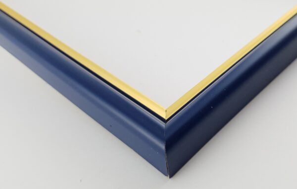 059gp (8) Rama Drewniana Granatowa ze Złotym Paskiem – Prestiż i Styl – Seria 059GP