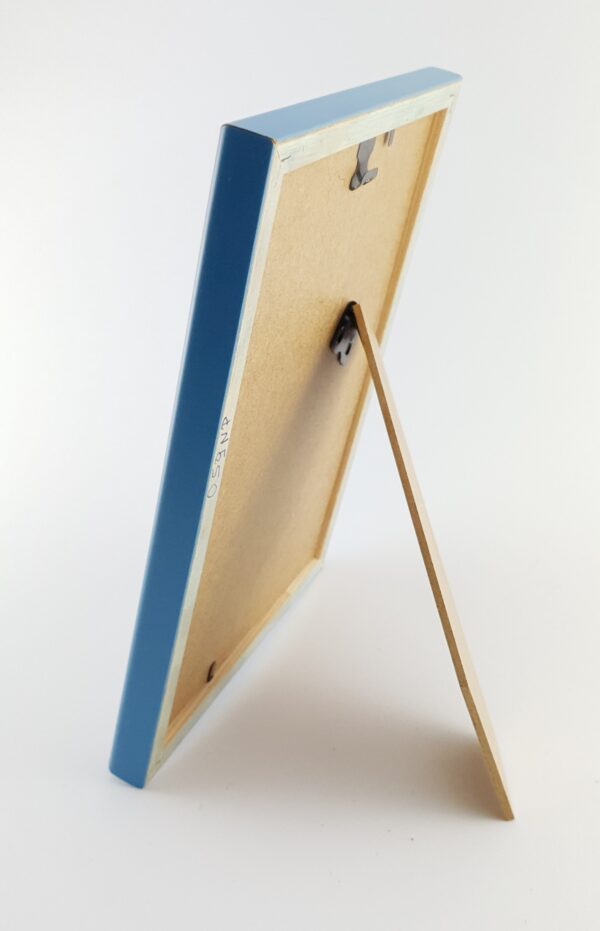 059np (3) Rama Drewniana Turkusowa ze Złotym Paskiem – Biżuteryjny Szyk – Seria 059 NP