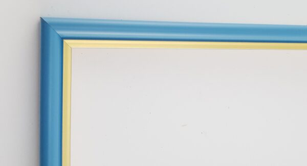 059np (8) Rama Drewniana Turkusowa ze Złotym Paskiem – Biżuteryjny Szyk – Seria 059 NP