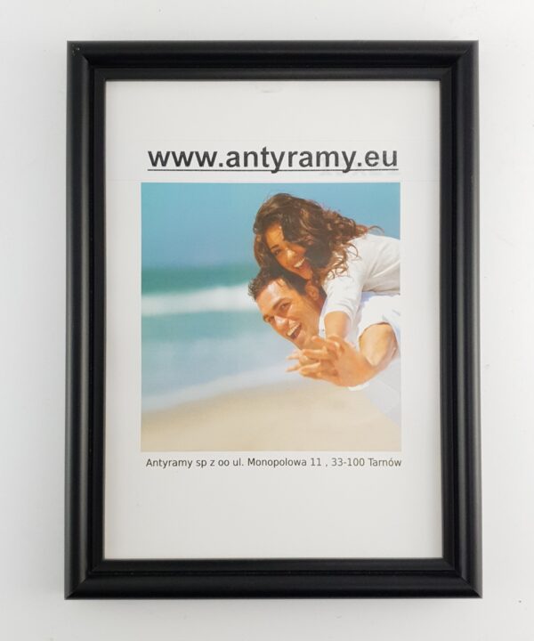 Rama Drewniana Czarna Klasyczna – Półokrągła – Profil 060 / Profil 060/