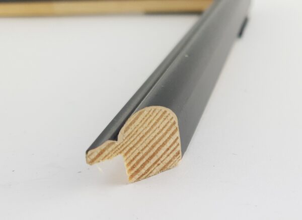 Rama Drewniana Czarna Klasyczna – Półokrągła – Profil 060 / Profil 060/