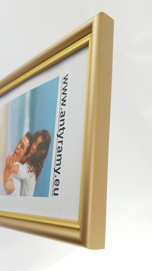 Rama Drewniana Złoto Satynowe – Klasyczna Elegancja / Profil 060 B/