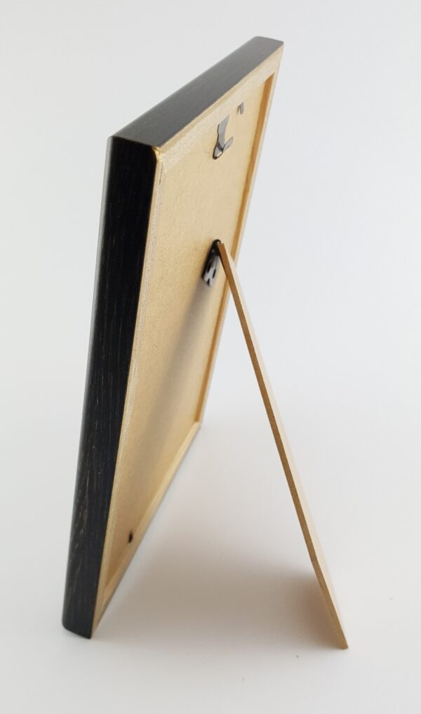 Rama Drewniana Czarne Przecierane Złotem – Antyczna Elegancja / Profil 060 CZ/