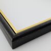 Rama Drewniana Czarne Przecierane Złotem – Antyczna Elegancja / Profil 060 CZ/