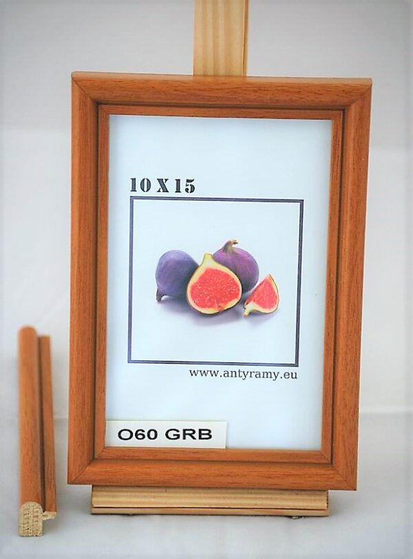 Rama Drewniana Jasny Brąz (Grusza) – Naturalne Ciepło – Seria 060GRB