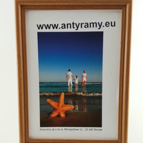 Rama Drewniana Jasny Brąz (Grusza) – Naturalne Ciepło – Seria 060GRB