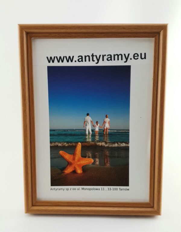 Rama Drewniana Jasny Brąz (Grusza) – Naturalne Ciepło – Seria 060GRB