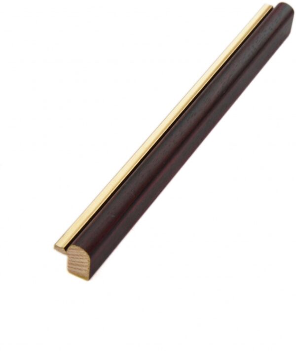 060mhm (1) Rama Drewniana Mahoń ze Złotym Paskiem – Gabinetowa Klasyka – Seria 060MHM