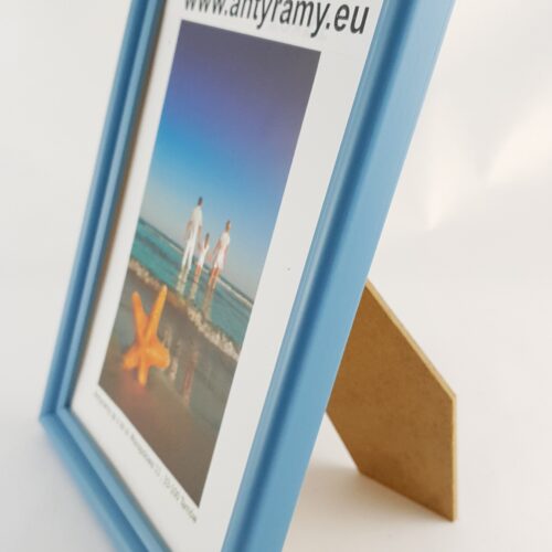 095n (3) Rama Drewniana Błękitna – Pastelowa Świeżość – Seria 059 N