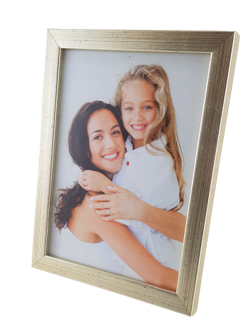 Rama Srebrna Przecierana Złotem – Vintage – Profil 15 mm /7214 SC/