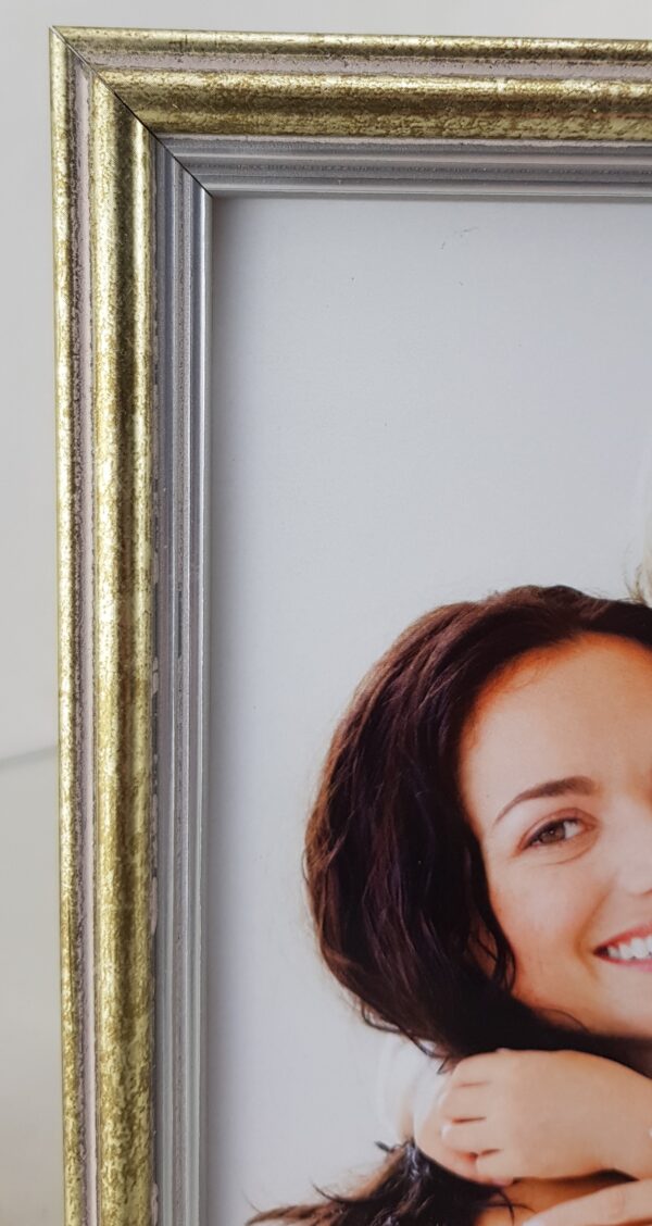 20191209_141935 Rama Drewniana Srebrno-Złota Bikolor – Nowoczesna Klasyka– Seria 915 /SPRJ/