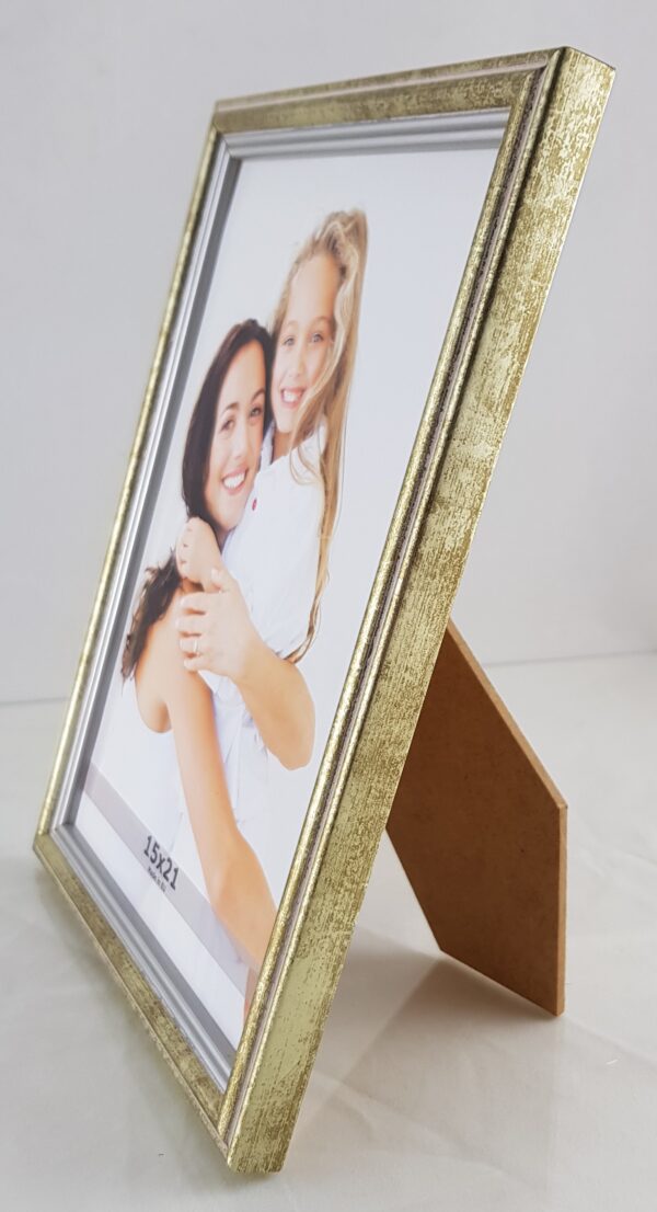 20191209_141945 Rama Drewniana Srebrno-Złota Bikolor – Nowoczesna Klasyka– Seria 915 /SPRJ/