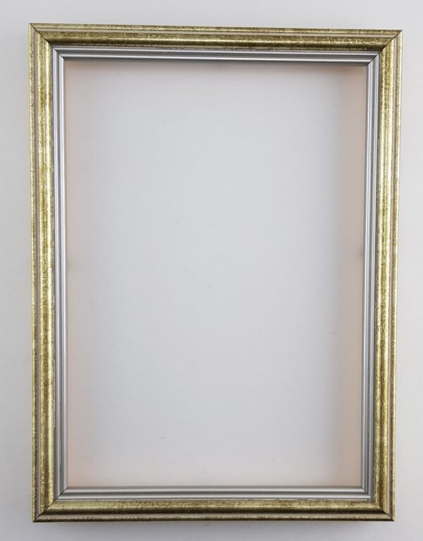 20191209_142303 Rama Drewniana Srebrno-Złota Bikolor – Nowoczesna Klasyka– Seria 915 /SPRJ/