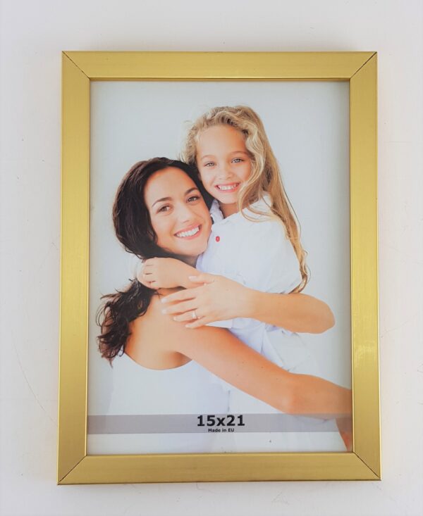 Rama Złoty Połysk – Profil Minimalistyczny 15 mm  /7214 ZND/