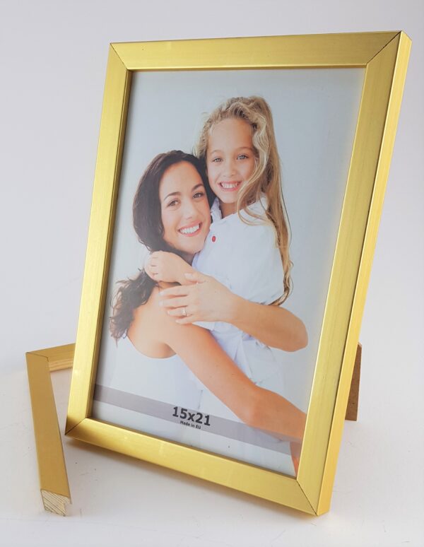 Rama Złoty Połysk – Profil Minimalistyczny 15 mm  /7214 ZND/