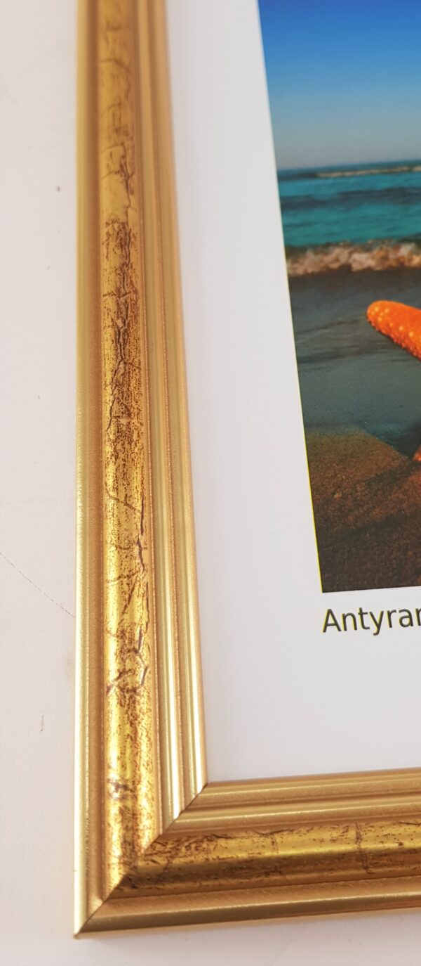 20200211_160051 Rama Drewniana Złota Antyczna – Klasyczna Elegancja – Seria 915 /BKZ/