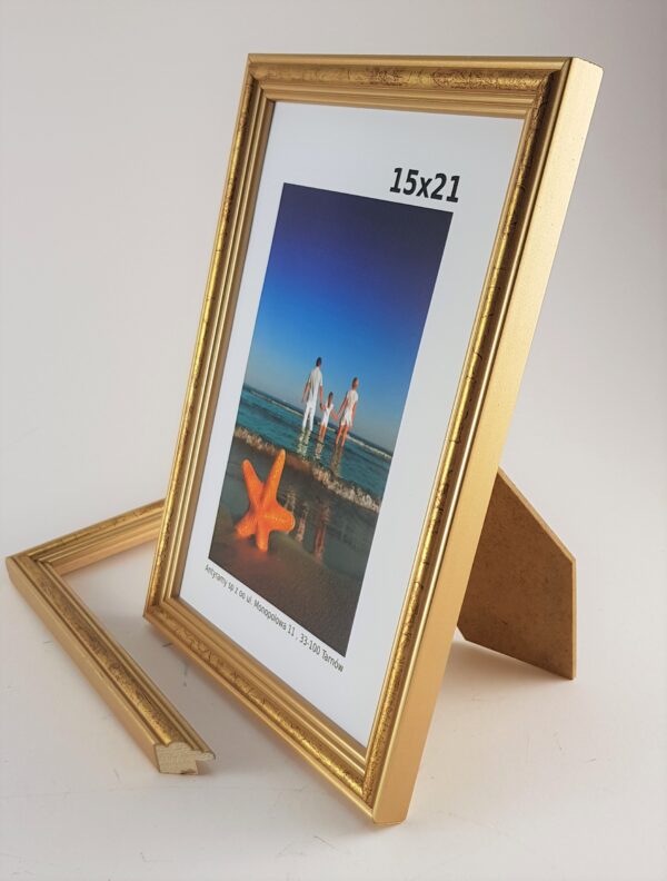 20200211_160112 Rama Drewniana Złota Antyczna – Klasyczna Elegancja – Seria 915 /BKZ/