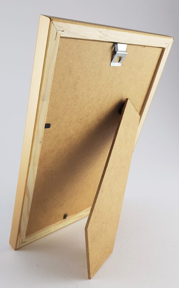 Rama Drewniana Czarna z Podwójnym Złotem – Klasyczny Prestiż – Seria 915 /C/