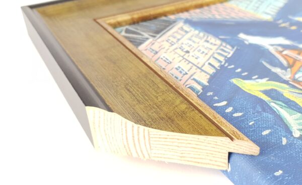 Szeroka Rama Drewniana Seria 3254 – Kunsztowna Oprawa Klasyczna 54 mm