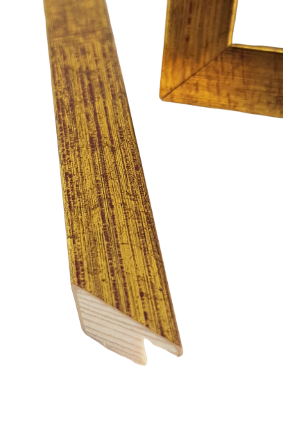 Rama Stare Złoto Przecierane – Profil Minimalistyczny 15 mm /7214 zjc/