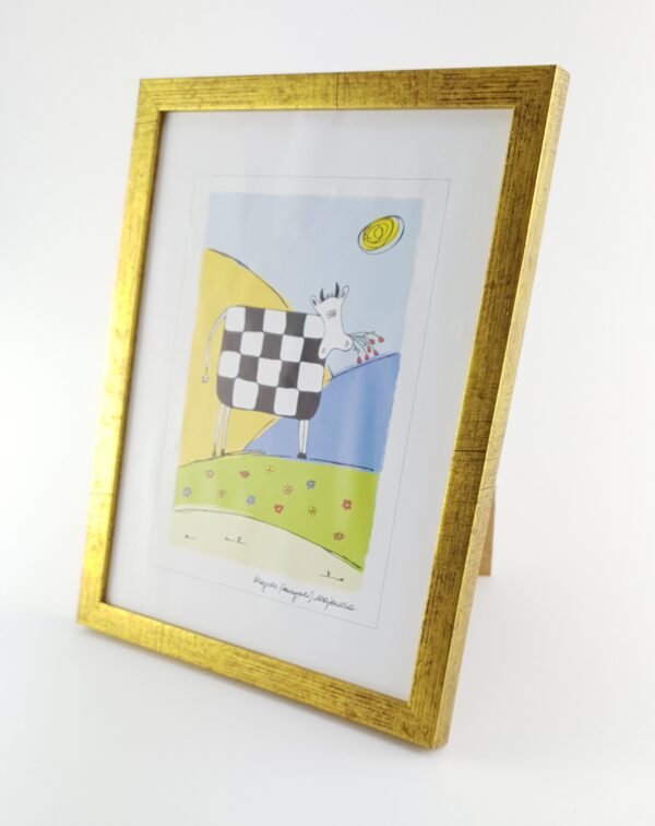 Rama Stare Złoto Przecierane – Profil Minimalistyczny 15 mm /7214 zjc/