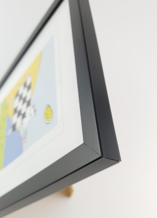 Rama Czarna Prosta – Profil Minimalistyczny 15mm  /7214 A/