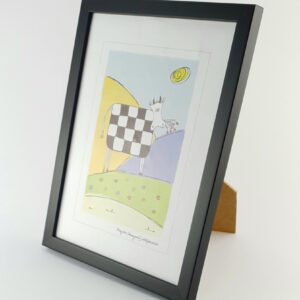 Ramki na fotografie – Rama Czarna Prosta, Seria 7214 A