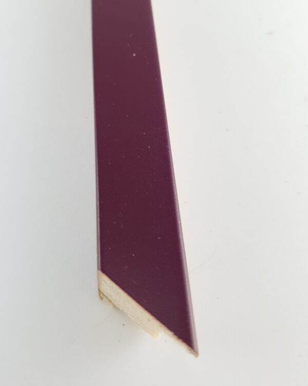Rama Bordowy Mat – Głębokie Wino – Profil Minimalistyczny 15 mm /7214 LW/