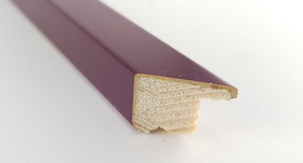 Rama Bordowy Mat – Głębokie Wino – Profil Minimalistyczny 15 mm /7214 LW/