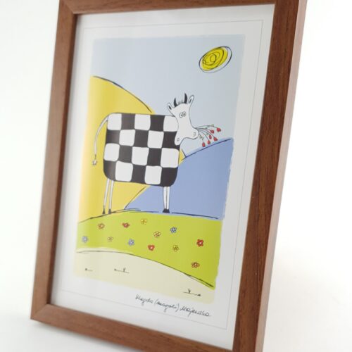 Rama Brązowa – Naturalny Brąz – Profil Minimalistyczny 15 mm /7214 M/