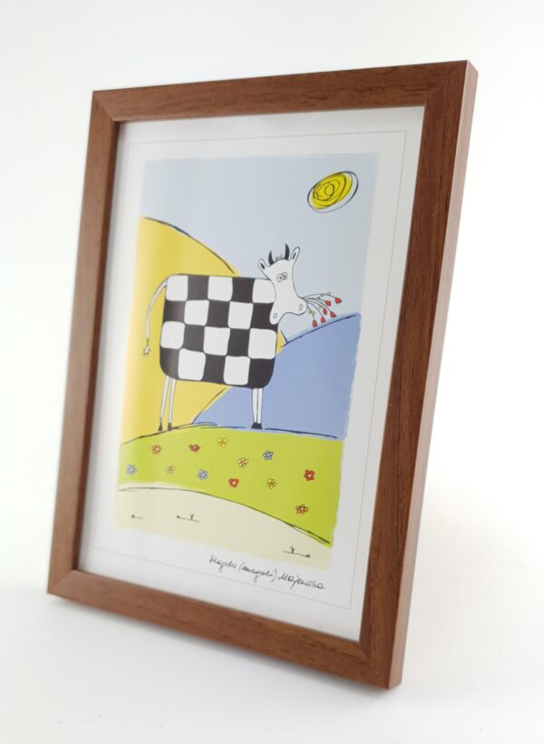 Rama Brązowa – Naturalny Brąz – Profil Minimalistyczny 15 mm /7214 M/