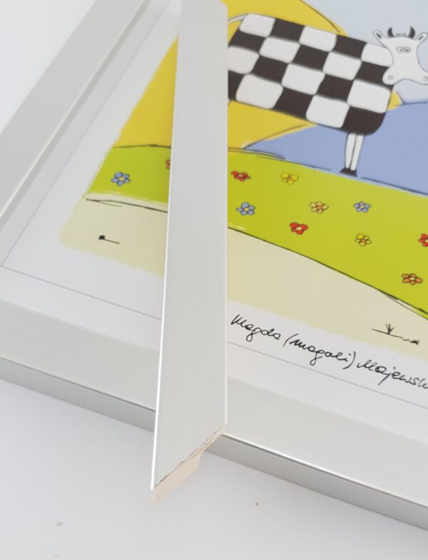 Rama Bardzo Jasne Srebro – Pure Silver – Profil Minimalistyczny 15 mm /7214 SD/