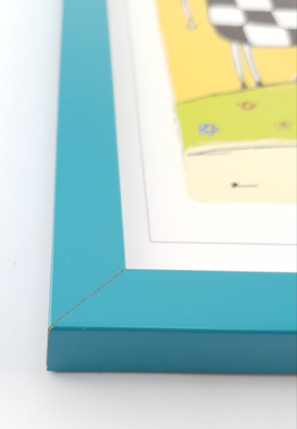 Rama Turkusowy Mat – Morski Powiew – Profil Minimalistyczny 15 mm /7214 TM/