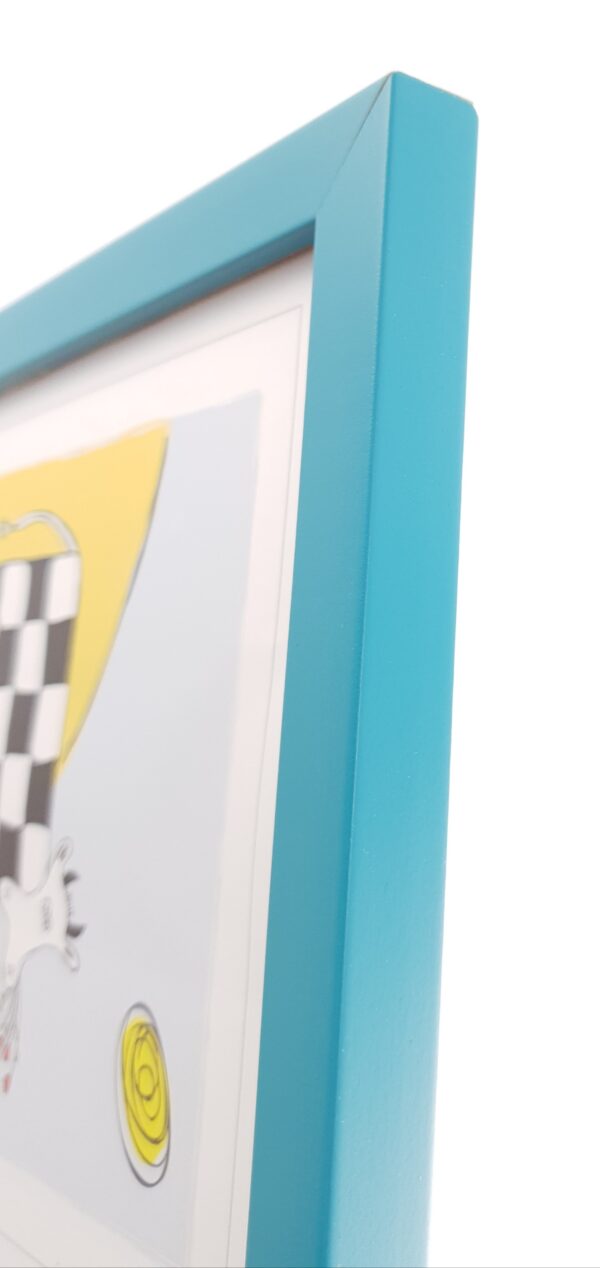 Rama Turkusowy Mat – Morski Powiew – Profil Minimalistyczny 15 mm /7214 TM/