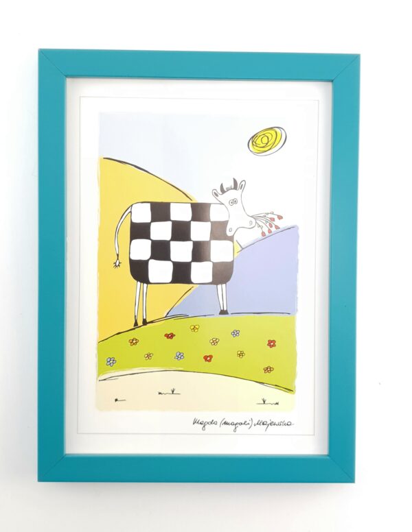 Rama Turkusowy Mat – Morski Powiew – Profil Minimalistyczny 15 mm /7214 TM/