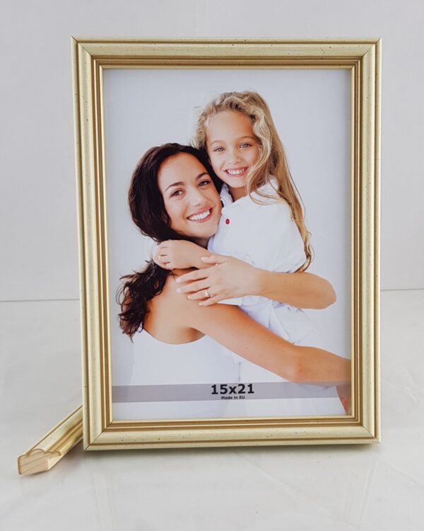 Rama Drewniana Złota Szampańska Nakrapiana – Klasyczny Styl – Seria 915 /BK/