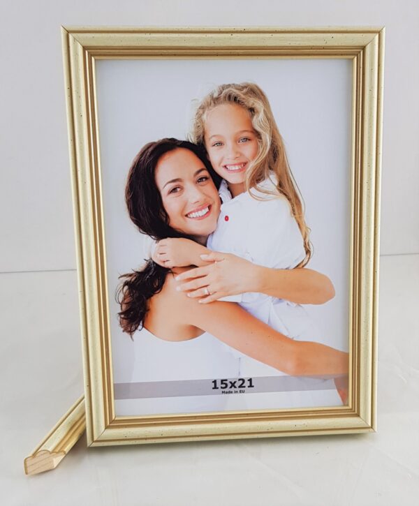 Rama Drewniana Złota Szampańska Nakrapiana – Klasyczny Styl – Seria 915 /BK/