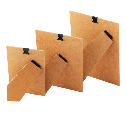 Plecy do ramek z podpórką i zawieszką – Tyły do ramki HDF (9x13 - 30x40 cm) – Wybierz swój wariant!