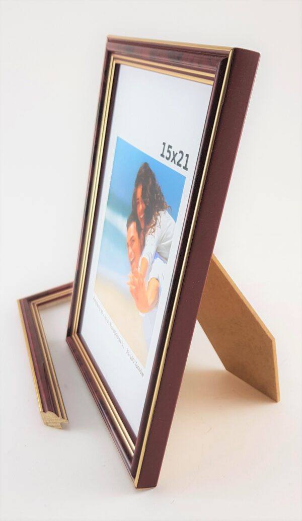 foto915MC (6) Rama Drewniana Mahoń z Podwójnym Złotem – Królewski Prestiż – Seria 915 /MC/