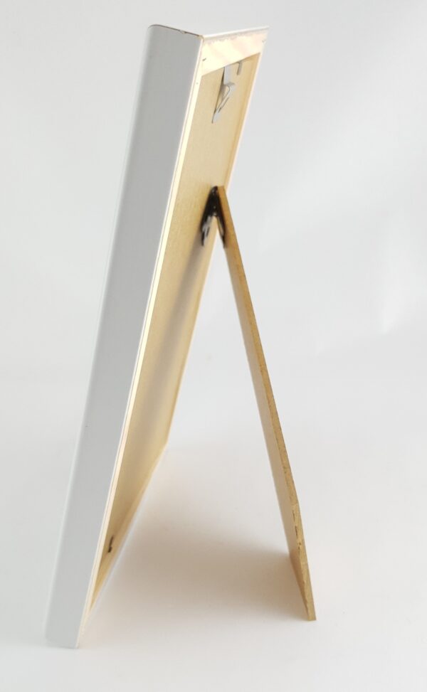 ramka 058 (1) Rama Drewniana Biała Matowa – Klasyczny Minimalizm – / Profil 058 /