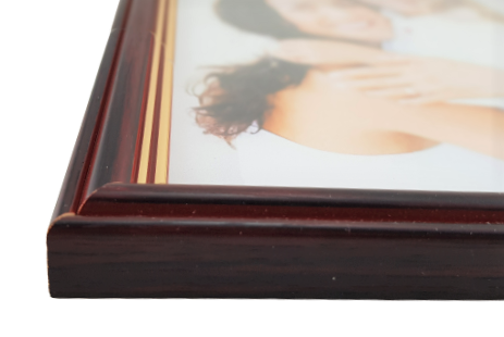 ramkafoto915 mhm (2) Rama Drewniana Ciemny Mahoń z Podwójnym Złotem – Klasyczny Prestiż – Seria 915 /MHM/