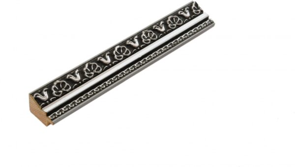 Rama Drewniana Bogato Zdobiona – Srebro Antyczne – Seria 116 S (30x20 mm)