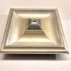 Ozdobnik Ścienny – Kwadratowa Piramida 10x10 cm – Szampańskie Srebro Nakrapiane - SR4