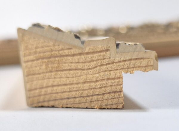 Rama Drewniana Bogato Zdobiona – Antyczny Brąz ze Złotem – Seria 116 BR (30x20 mm)