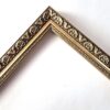Rama Drewniana Bogato Zdobiona – Antyczny Brąz ze Złotem – Seria 116 C (30x20 mm)