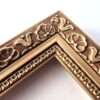 Rama Drewniana Bogato Zdobiona – Antyczny Brąz ze Złotem – Seria 116 BR (30x20 mm)
